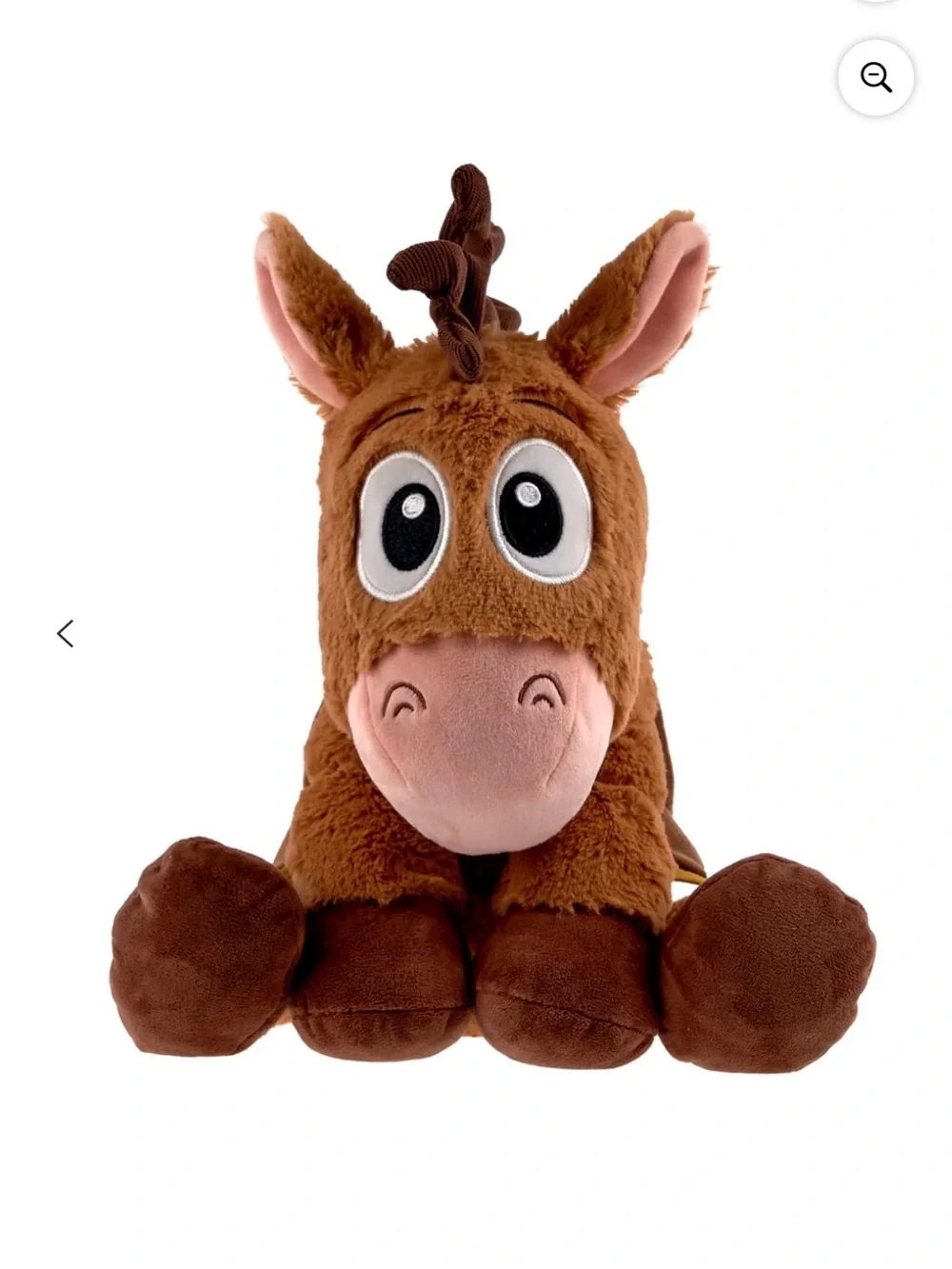 Disney Bullseye Plush Toy - Brown and Pink Accents